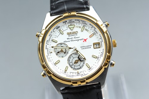 Near mint seiko world timer - mint,