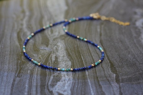 Turquoise lapis lazuli - turquoise, 2