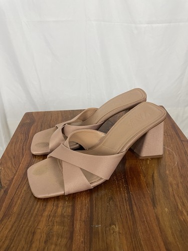 Zara satin pinky - zara, nude