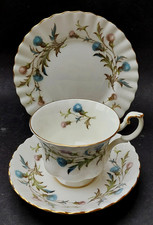 BONE CHINA ROYAL ALBERT BRIGADOON TRIO