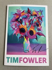 TIM FOWLER HAND SIGNED