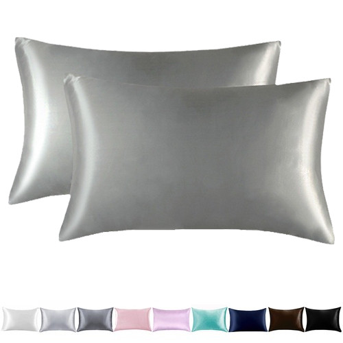 Pcs silk pillow cases - 2, waist