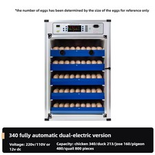 340 Eggs Automatic Incubator