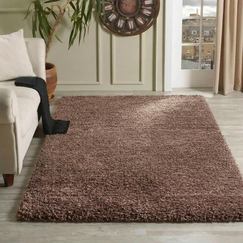 Shaggy rug modern dark beige - shaggy,