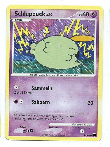 Pokemon card schluppuck - pokemon,