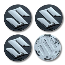 For Suzuki Alloy Wheel Centre Cap Hub x4 Swift Jimny Many Models 54mm Black 