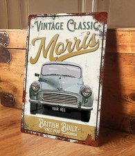 Personalised Morris Minor