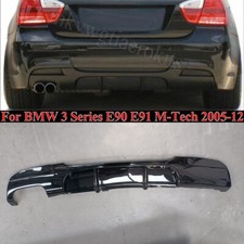 Gloss Black Rear Diffuser Twin