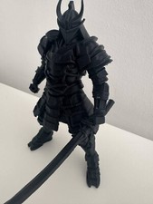 Black 3D Printed Samurai Warrior Statue – Modern Elegance Meets Ancient Power