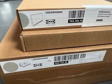 Ikea Soderhamn 3 seater sofa & armrest full cover set NEW Gunnared Beige