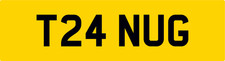 Quality old reg number plate - reg,