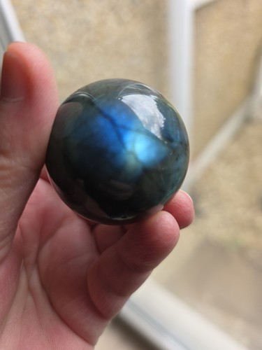 Labradorite crystal sphere - crystal,