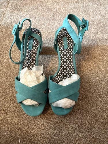 Next womens turquoise strappy - turquoise,