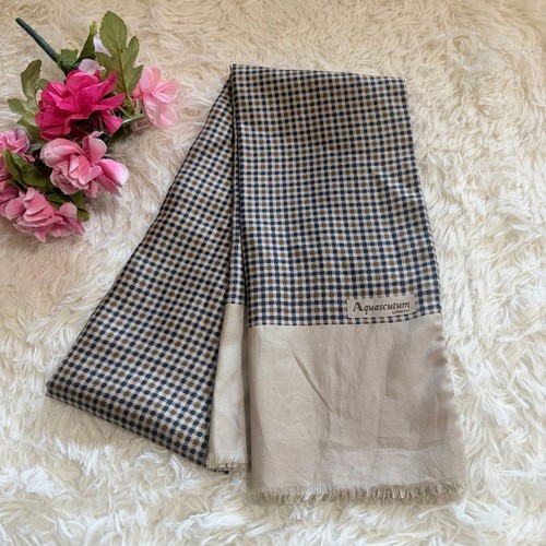 Aquascutum silk scarf brown - scarf,