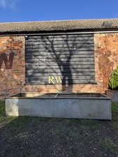 Large Vintage Galvanised Metal
