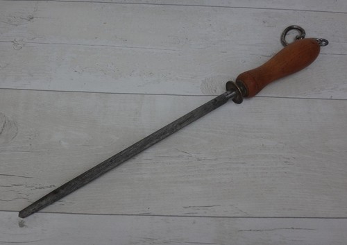 Vintage butcher sharpening - vintage,
