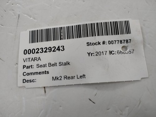 Suzuki vitara seat belt stalk - belt,