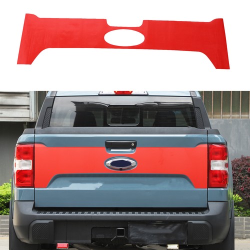 Red tailgate blackout - tailgate, vinyl