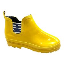 LADIES WOMENS SHORT ANKLECHELSEA WARM SNOW SHOES WELLINGTON WELLIES BOOTS SIZE