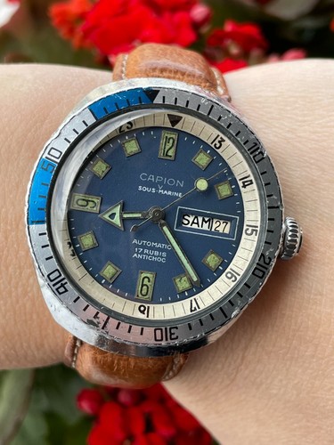 Vintage diver sous marine - vintage,