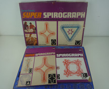 VINTAGE 1971 DENY'S FISHER SUPER SPIROGRAPH WITHBOARD & BOOKLET 90% COMPLETE