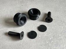 VW T5 T5.1 T6 T6.1 Single Seat Conversion Floor Mat Blank Bung Captain Twin Plug