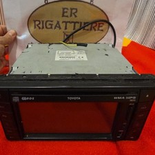 ER-STOCK-164 # TOYOTA 2DIN TNS510 CAR RADIO PZ445-00333-01 RDS WMA MP3 S/BOX