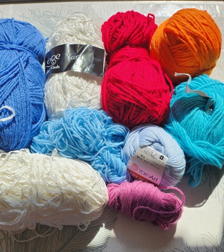 Mixed colour wool - wool, bundle
