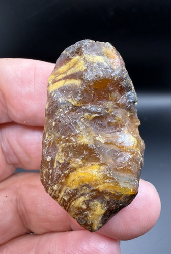 Natural rough raw - amber, from