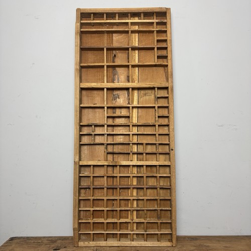 Vintage wooden printers tray - vintage,