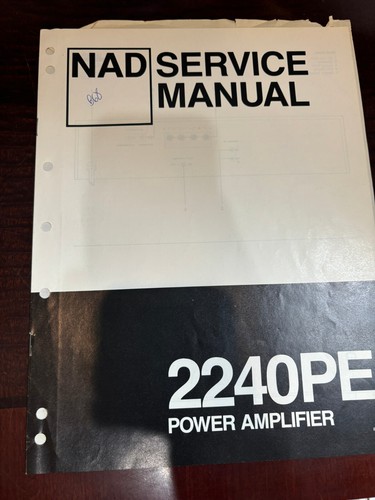 Nad 2240pe power amplifier - nad,