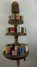 Antique 3 Tier Wood Thread