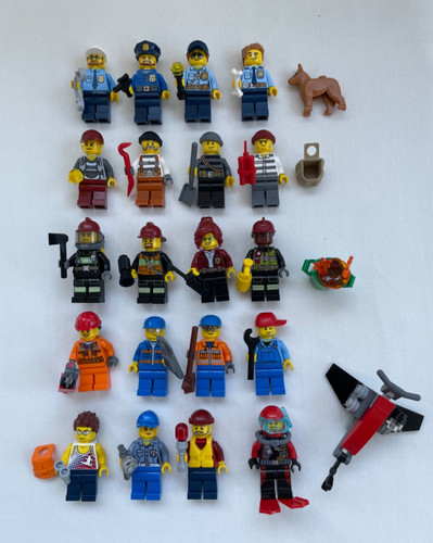 Lego city minifigures 20 - minifigures, x