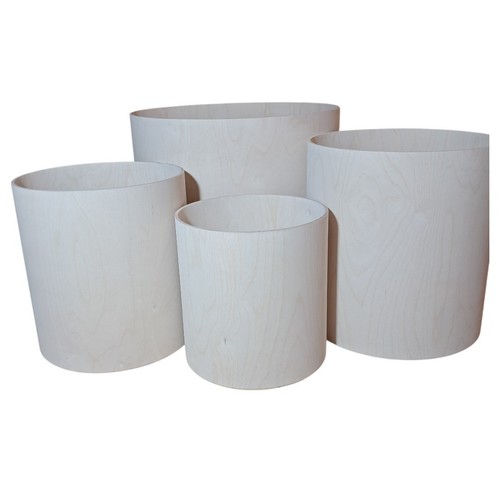 Birch raw drum - set, ready