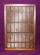 VINTAGE PRINTERS WOODEN TYPE