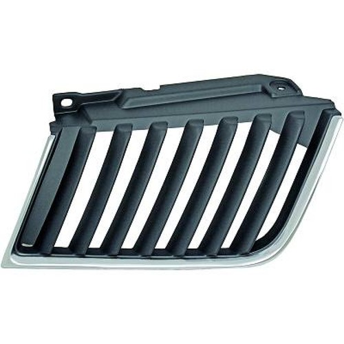 Radiator grille chrome black - radiator, chrome/black