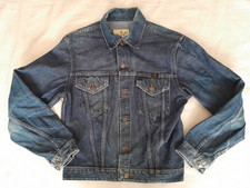 Vtg Denim Jacket Wrangler jacket Bluebell 1960s 70s rope logo buttons