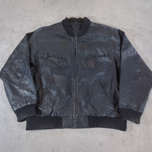 Vintage bomber real - bomber, leather