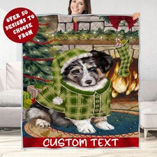 Australian Shepherd Quilt Dog