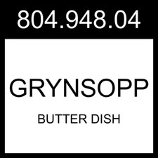 IKEA GRYNSOPP Butter Dish