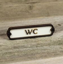 WC Door Sign, Toilette