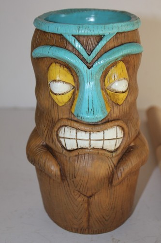 20cm tiki head planter 3 - 20cm,