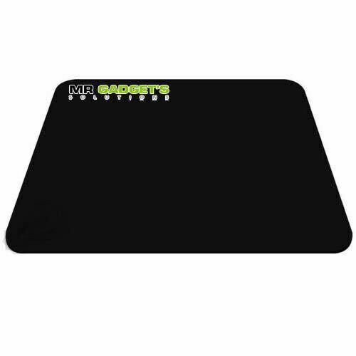Black mouse mat - black,