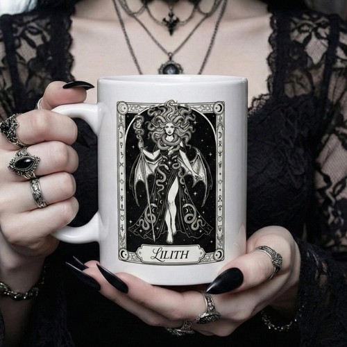 Lilith tarot card - lilith, mug,