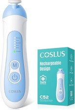 Electric Nail File, Rechargeable, Five speed modes, LED light and Quiet Design