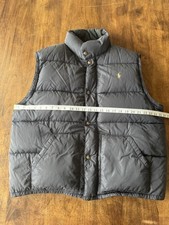 Ralph Lauren Men's Navy Blue Gillet XXL 2XL Full Zip Jacket Coat