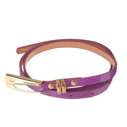Faux leather waistband waist - faux,