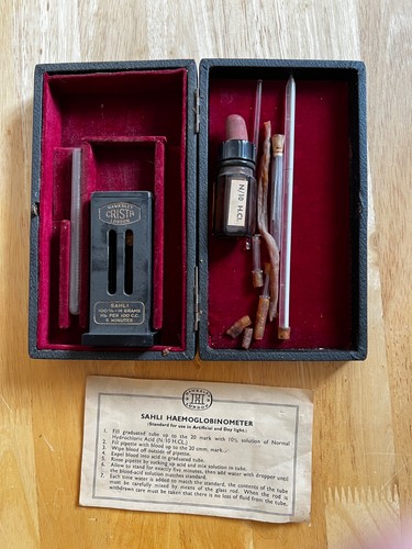 Antique 1890 1910 cased sahli - cased,
