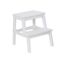 2-Tier Wooden Step Stool Heavy