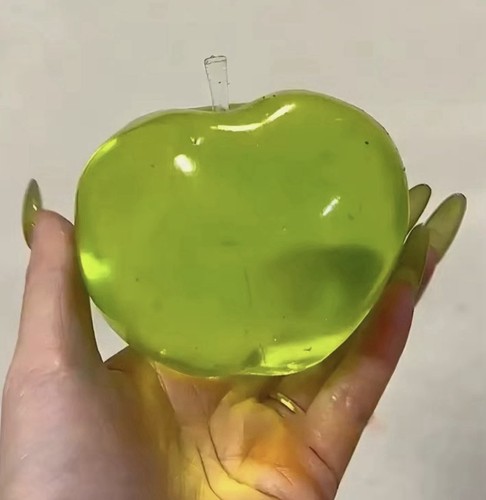 Glass apple squishy - apple,